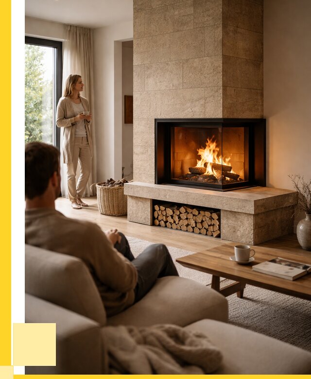 Угловые камины из кирпича установка в Лесосибирске от 156225 р. ЭриданЛсс