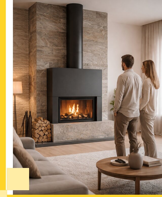 Закрытые камины под ключ в Лесосибирске от 124980 р., ЭриданЛсс