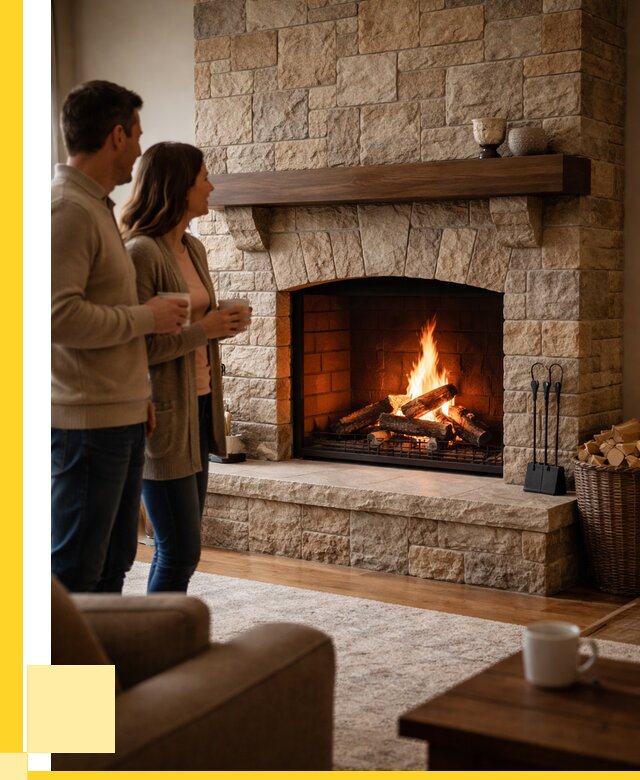 Каменные камины на заказ в Лесосибирске от 187470 р. | ЭриданЛсс