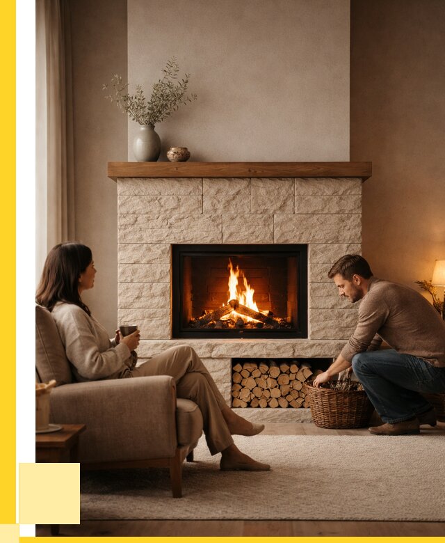 Камины для дома в Лесосибирске под ключ от 156225 р. | ЭриданЛсс