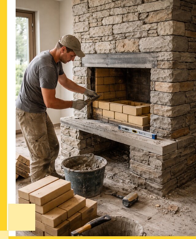 Кладка каминов и камина в Лесосибирске от 26038 р. ЭриданЛсс