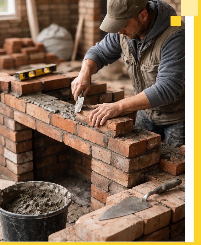 Кладка каминов под ключ в Лесосибирске профессиональная отделка и монтаж