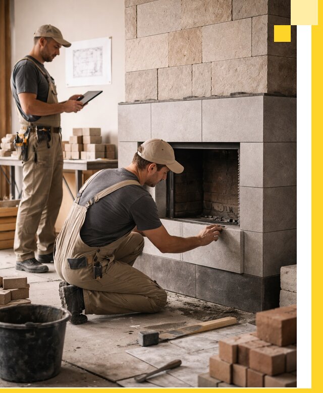 Индивидуальные проекты каминов и каминных систем в Лесосибирске