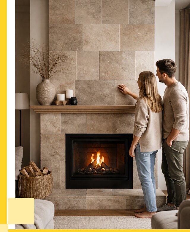 Облицовка каминов керамогранитом в Лесосибирске от 4687 р. | ЭриданЛсс