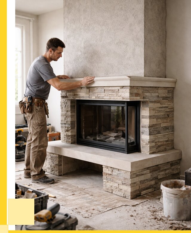 Изготовление каминов под ключ в Лесосибирске от 156225 р. | ЭриданЛсс