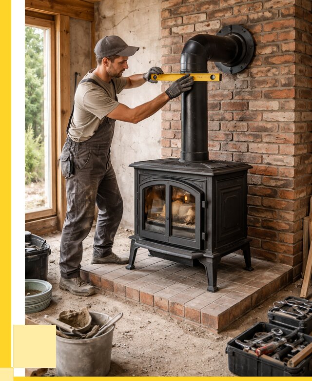 Монтаж печей установка банной печи в Лесосибирске от 15623 р. | ЭриданЛсс