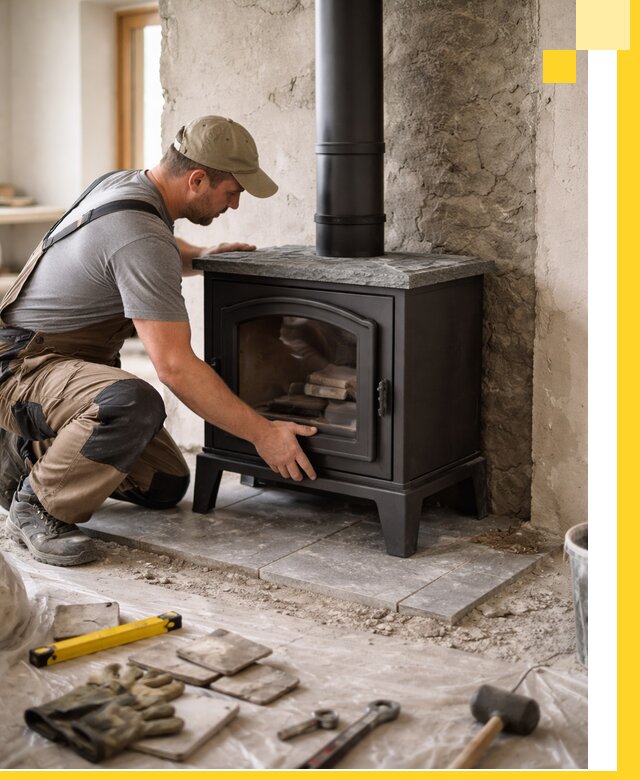 Профессиональный монтаж печей и каминов в Лесосибирске под ключ