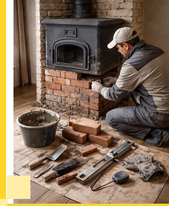 Ремонт печей в Лесосибирске от 12498 р., услуги печника ЭриданЛсс