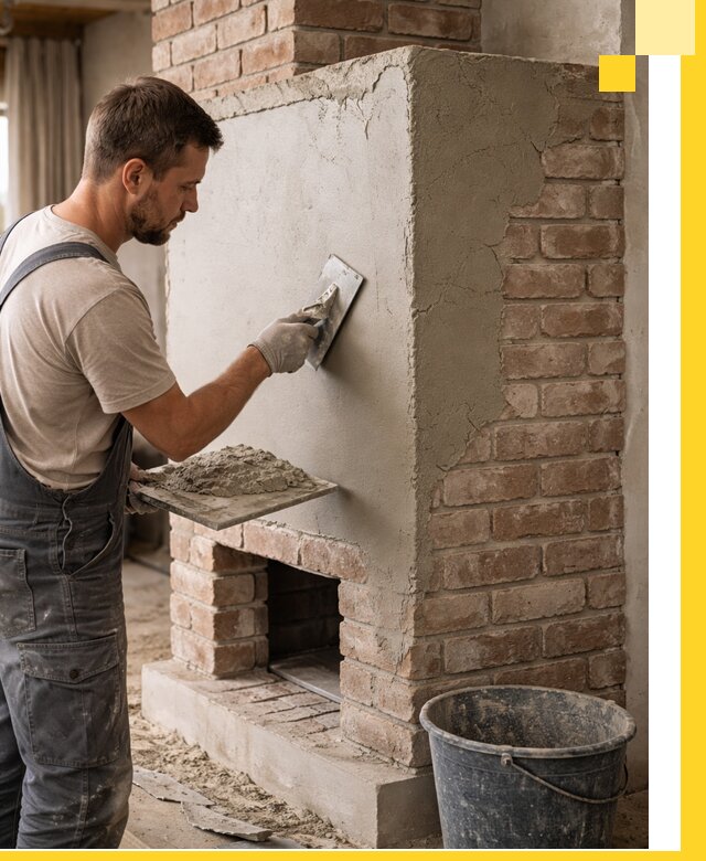 Отделка печей и облицовка каминов в Лесосибирске под ключ