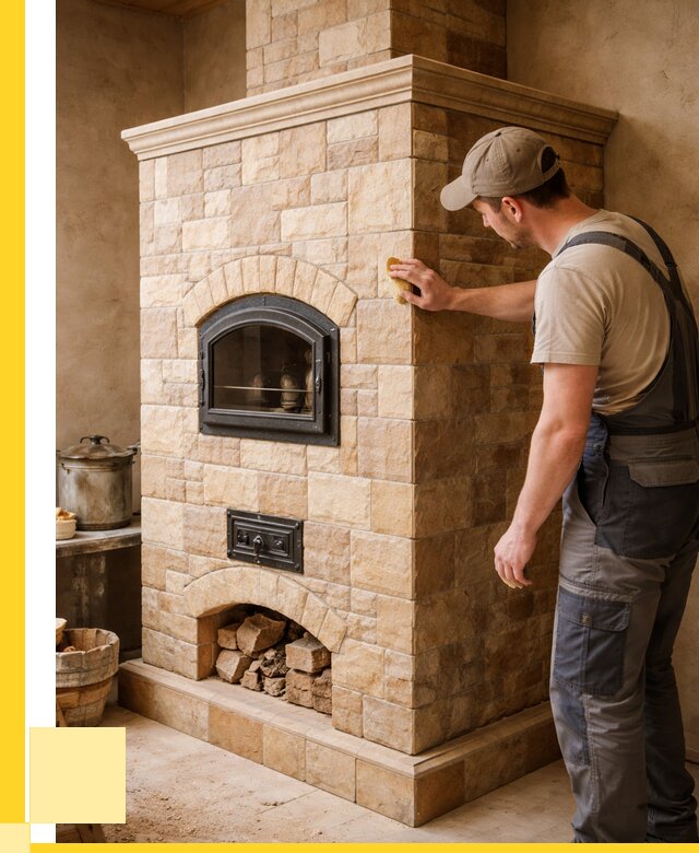 Облицовка печей в Лесосибирске от 4687 р. под ключ | ЭриданЛсс