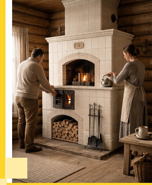 Русские печи в Лесосибирске: установка от 156225 р. ЭриданЛсс