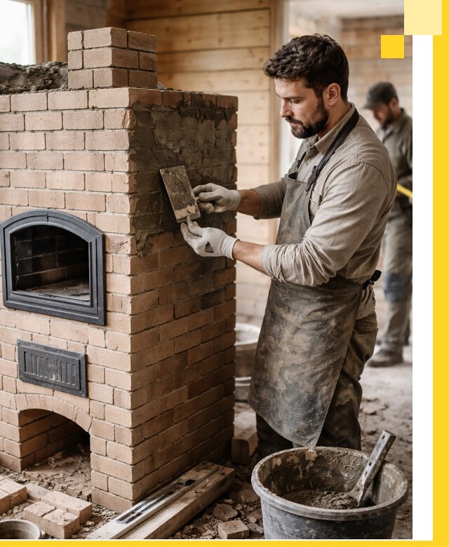 Изготовление и установка печей-шведок под ключ в Лесосибирске