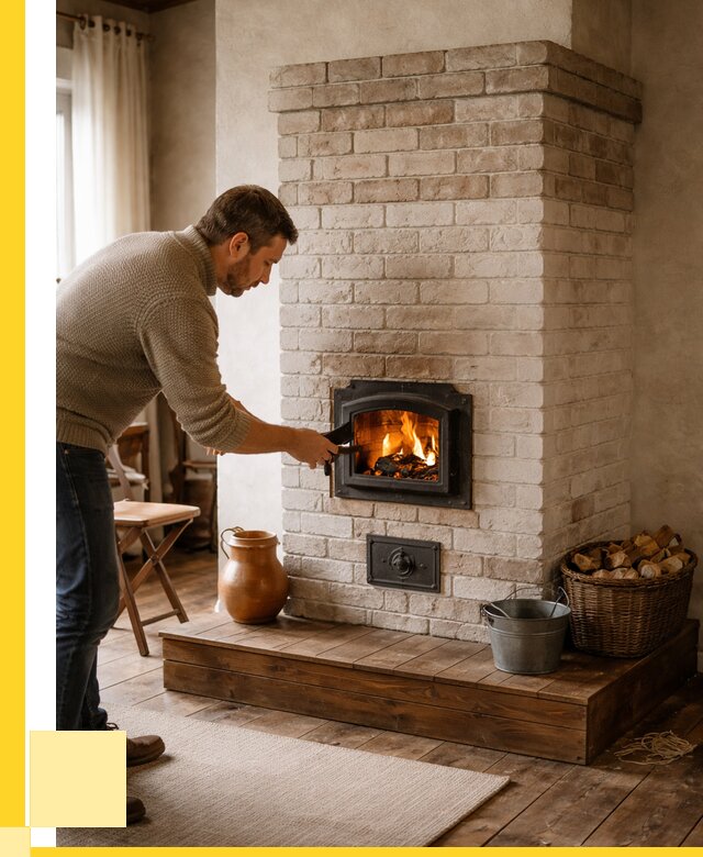 Печь голландка из кирпича в Лесосибирске от 88528 р. | ЭриданЛсс