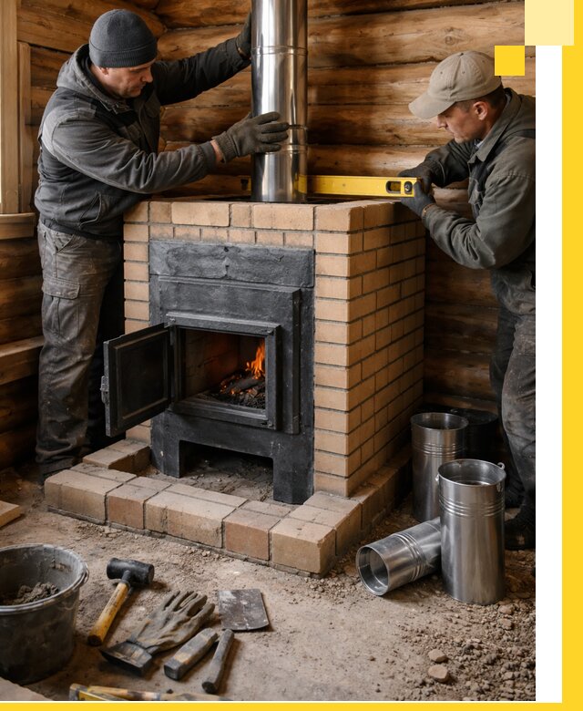 Проектирование, изготовление и установка банных печей в Лесосибирске