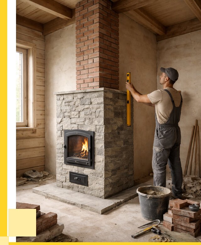 Печи и дымоходы под ключ в Лесосибирске от 46868 р., ЭриданЛсс