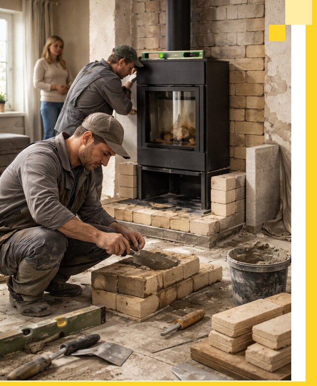 Печи и камины под ключ: проект, установка в Лесосибирске