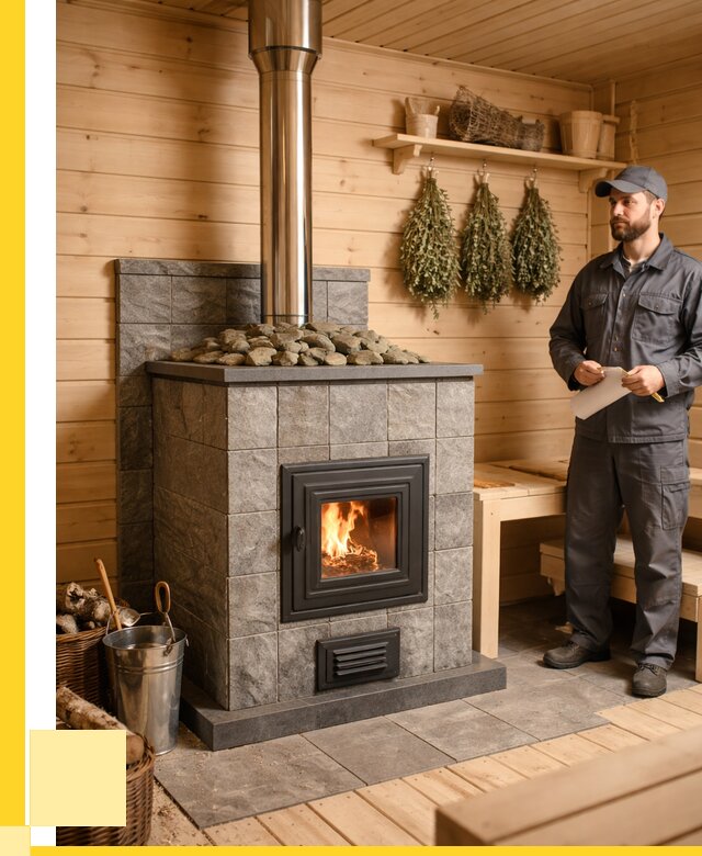 Печи для бани под ключ в Лесосибирске от 124980 р. | ЭриданЛсс