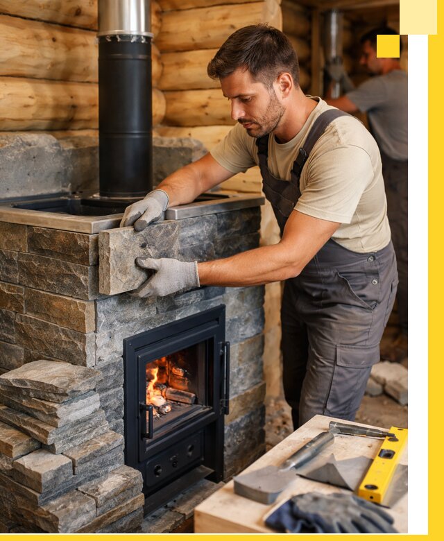 Печи для бани под ключ в Лесосибирске: изготовление и монтаж