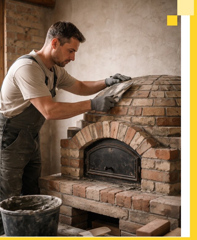 Изготовление и монтаж помпейских печей на заказ в Лесосибирске