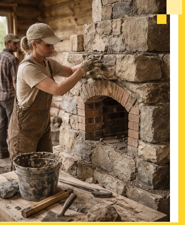 Каменные печи на заказ и монтаж в Лесосибирске, долговечные решения