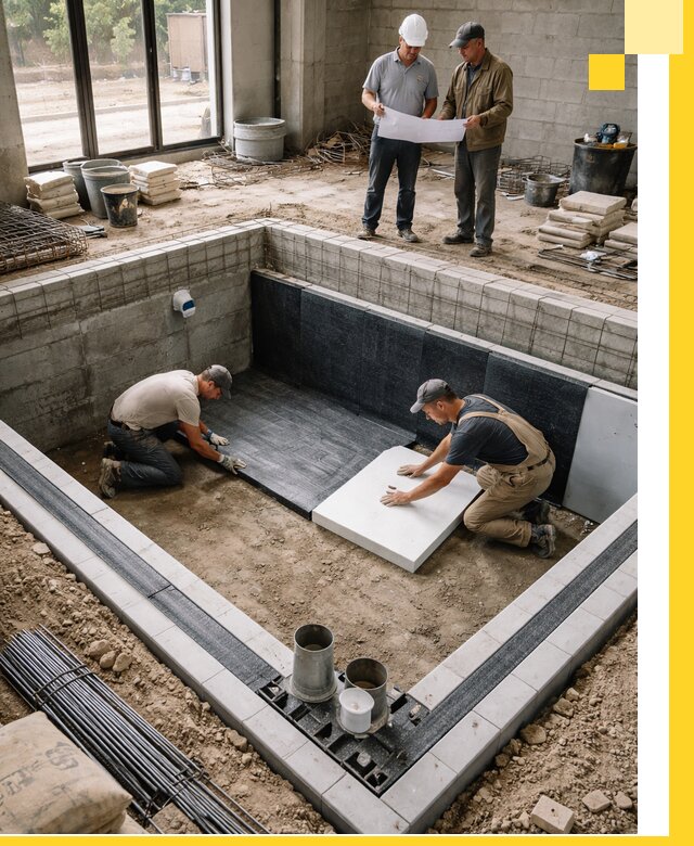 Проекты частных и общественных бассейнов под ключ в Лесосибирске