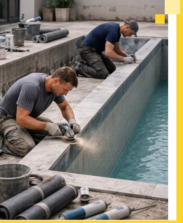 Профессиональный ремонт бассейнов под ключ в Лесосибирске