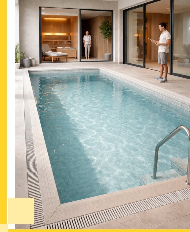 Отделка бассейна пленкой ПВХ в Лесосибирске от 3645 р. - ЭриданЛсс