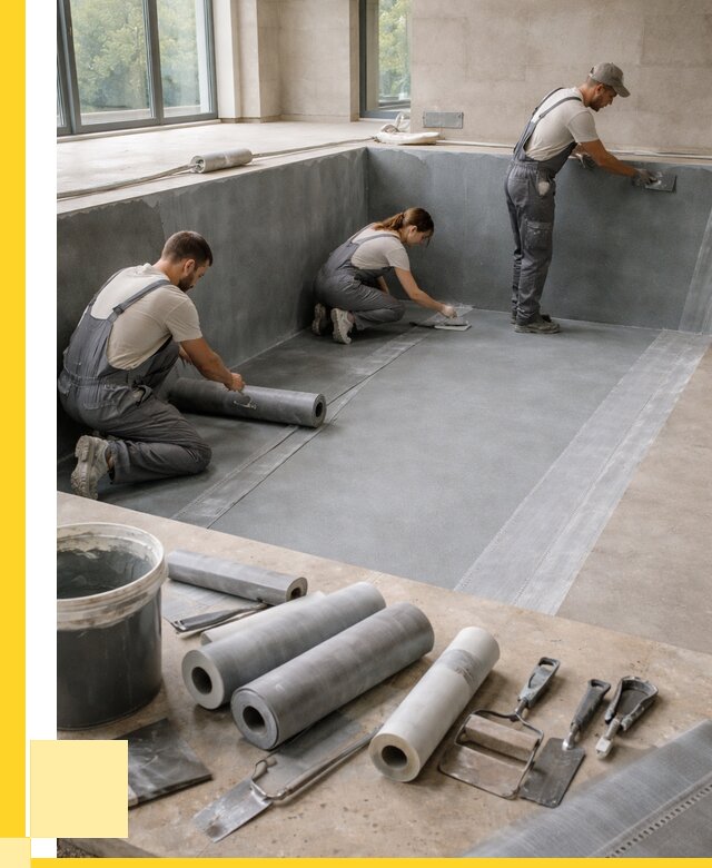 Гидроизоляция бассейнов в Лесосибирске от 2083 р., ЭриданЛсс