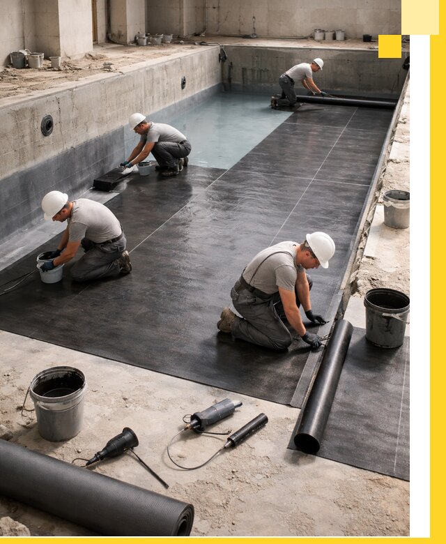 Профессиональная гидроизоляция бассейнов и чаш в Лесосибирске под ключ