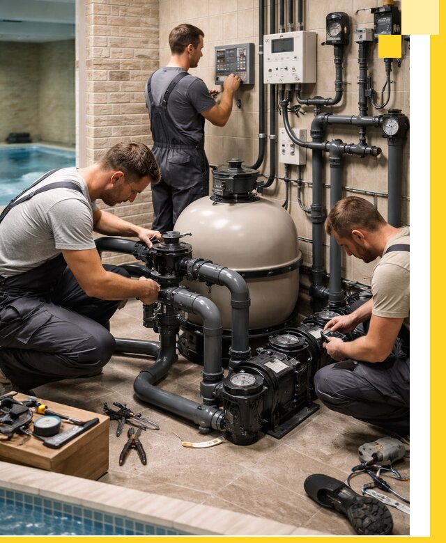 Комплексное оборудование для бассейнов под ключ в Лесосибирске