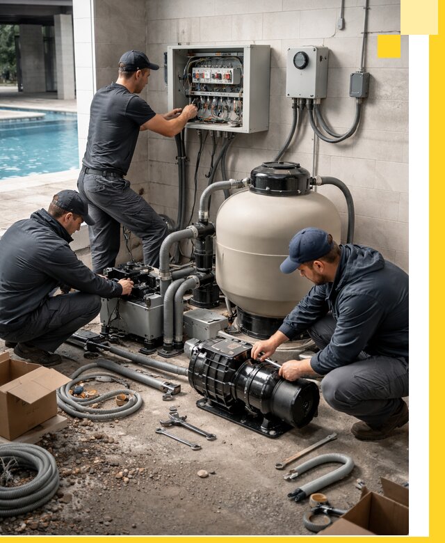 Профессиональный монтаж оборудования для бассейнов в Лесосибирске