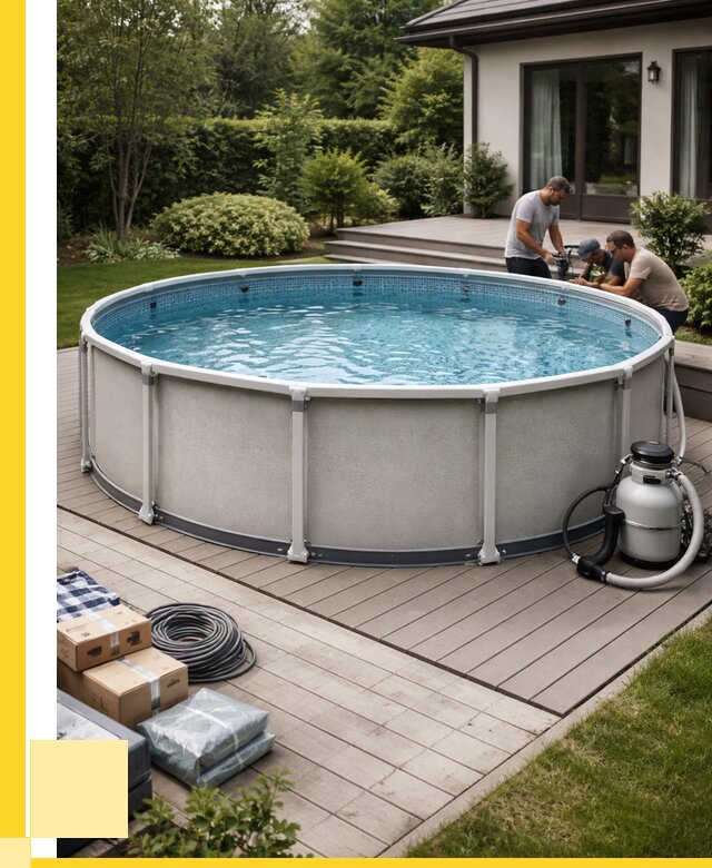 Купить каркасные бассейны в Лесосибирске от 46868 р. | ЭриданЛсс