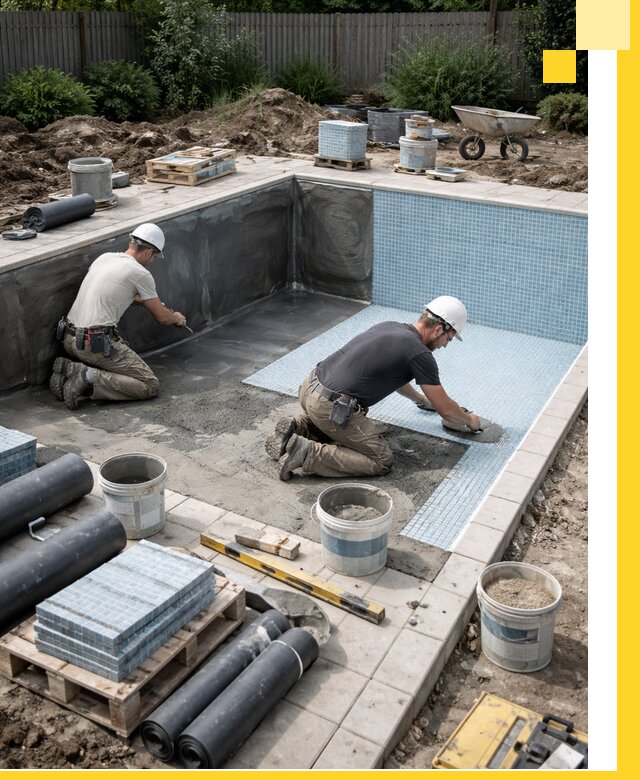 Проектирование и строительство стационарных бассейнов в Лесосибирске