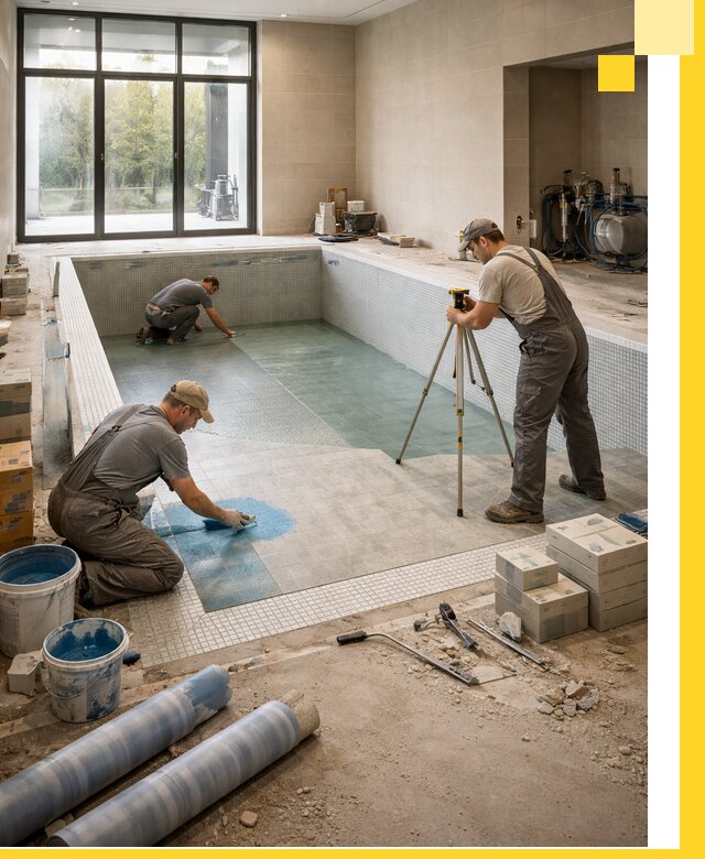 Проект и строительство закрытых бассейнов в Лесосибирске под ключ