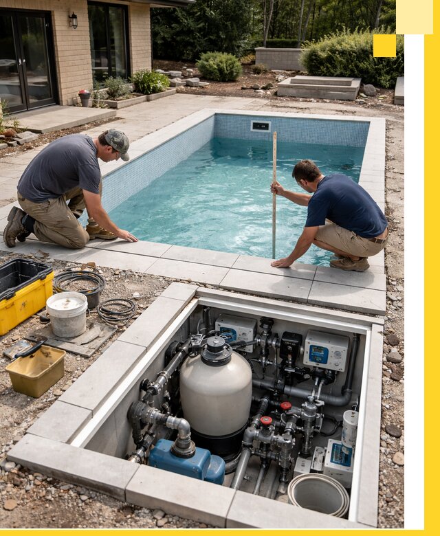 Строительство качественных домашних бассейнов под ключ в Лесосибирске