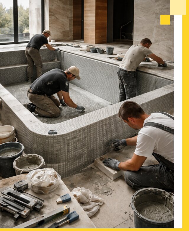 Строительство и установка СПА бассейнов под ключ в Лесосибирске