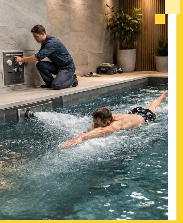 Проектирование и монтаж бассейнов с противотоком в Лесосибирске