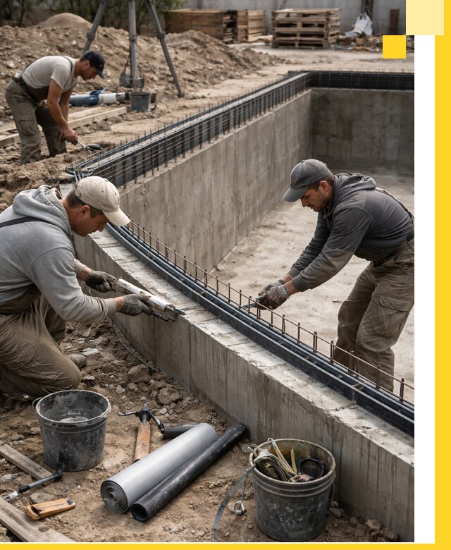 Качественный монтаж чаши бассейна в Лесосибирске под ключ с гарантией