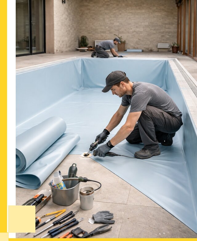 Пленка ПВХ для бассейнов в Лесосибирске от 2604 р. | ЭриданЛсс