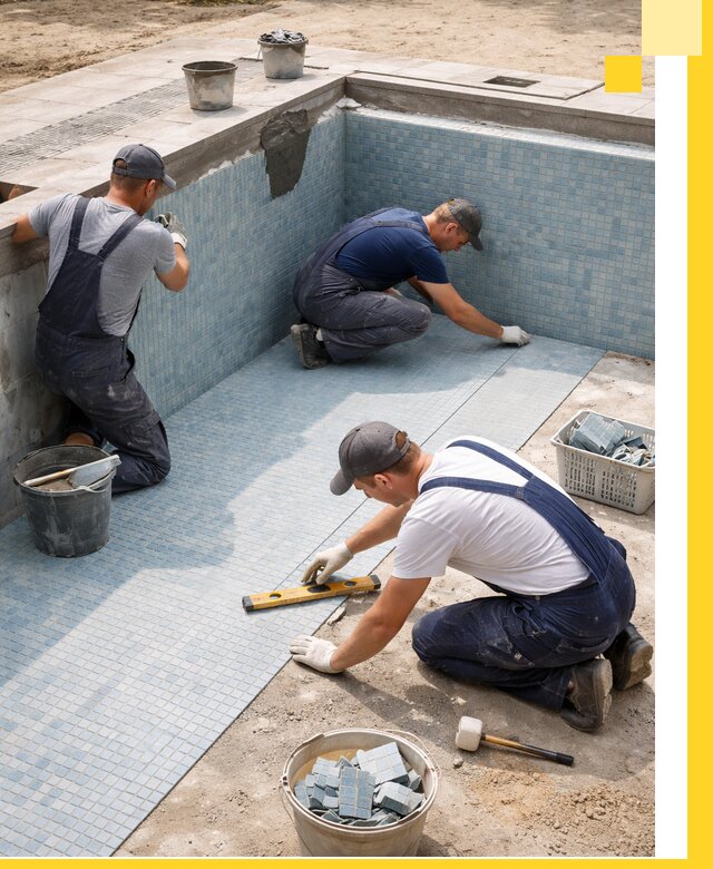 Укладка и установка плитки для бассейнов под ключ в Лесосибирске