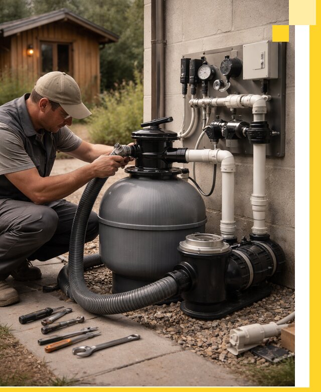 Продажа и монтаж фильтров и насосов для бассейнов в Лесосибирске