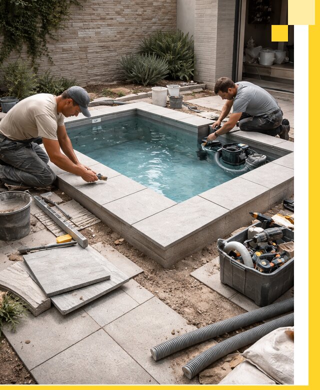 Мини бассейны под ключ в Лесосибирске, дизайн и установка