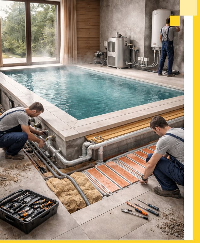 Проектирование и строительство тёплых бассейнов в Лесосибирске