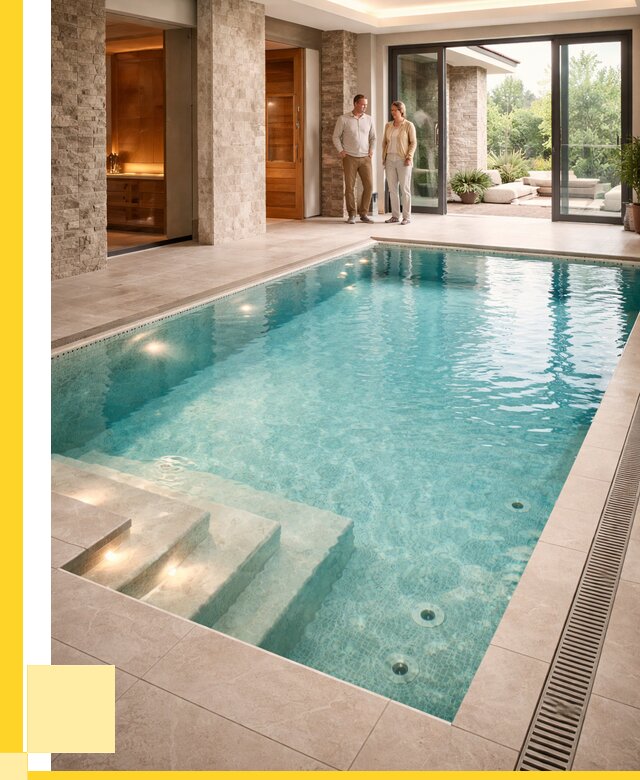 Бассейн во дворе в Лесосибирске: проект, отделка от 1249800 р. | ЭриданЛсс