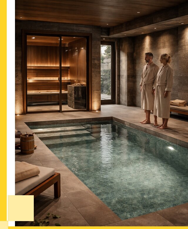 Сауна с большим бассейном в Лесосибирске от 1249800 р. ЭриданЛсс