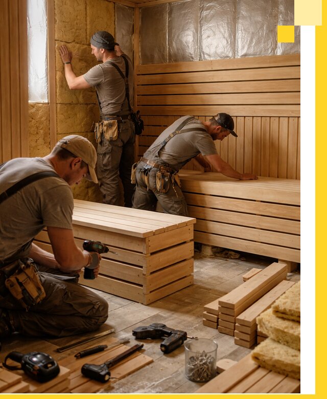 Профессиональное строительство саун под ключ в Лесосибирске