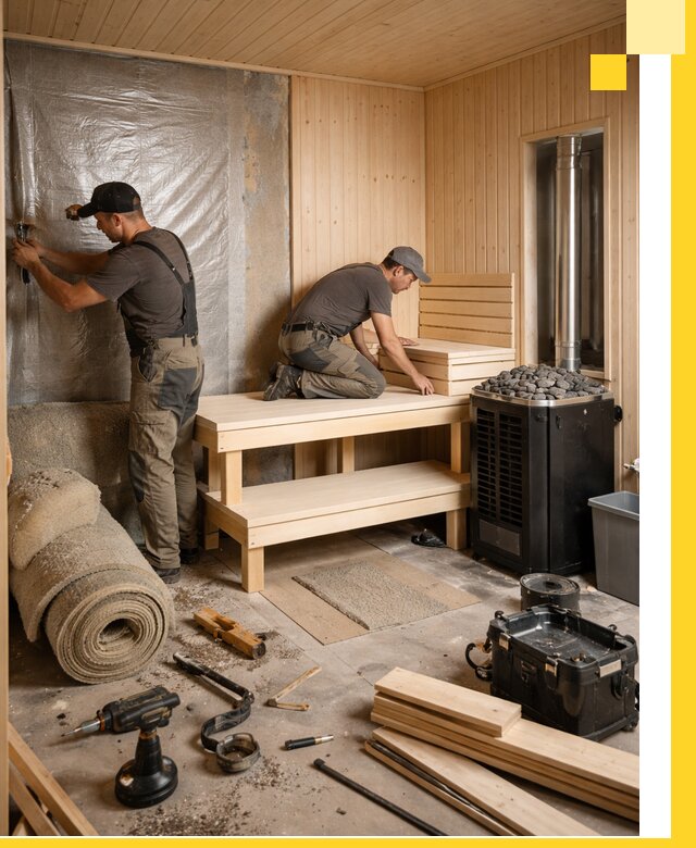 Проекты саун под ключ в Лесосибирске дизайн и строительство