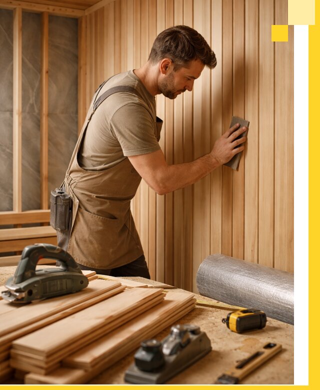 Профессиональная отделка саун и парных под ключ в Лесосибирске