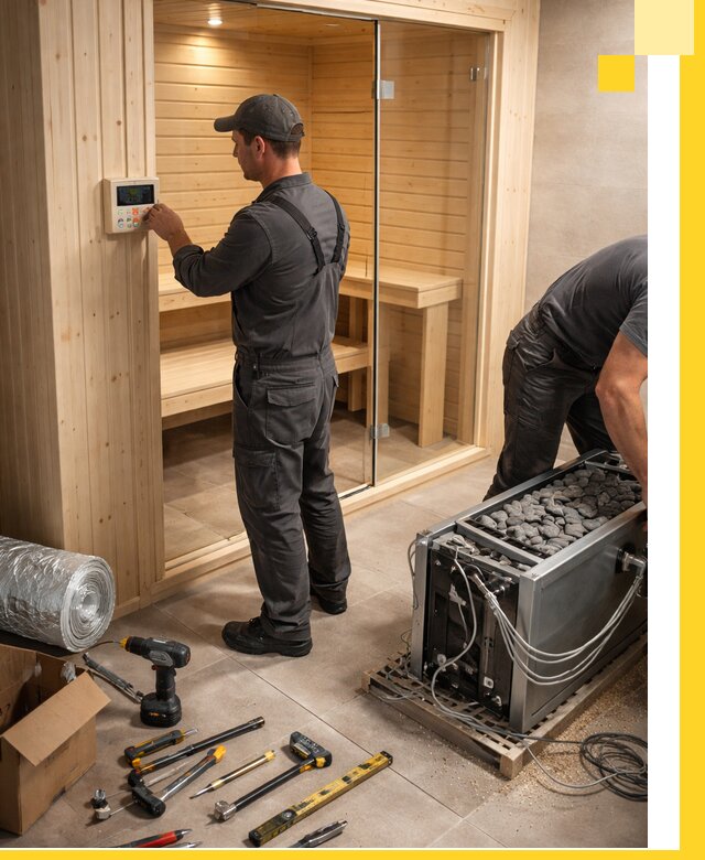 Поставка, установка и монтаж электрических саун в Лесосибирске