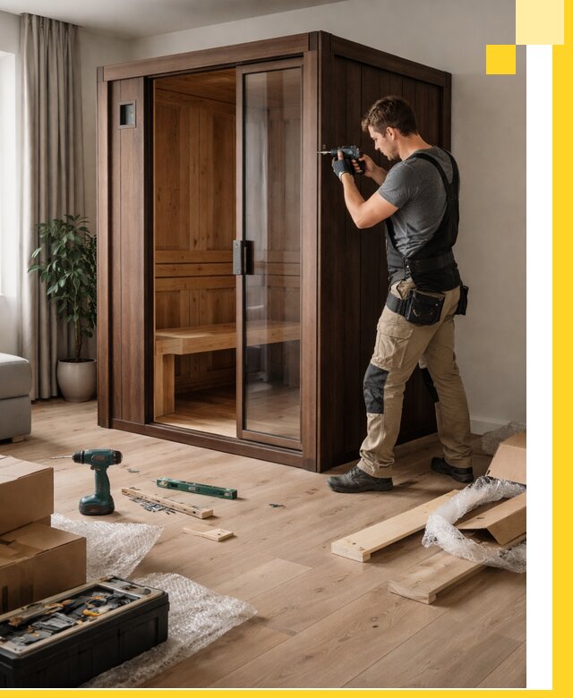 Установка и производство мини саун под ключ в Лесосибирске